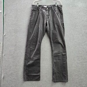 Levi's 514 Men Jeans 34x32 Gray Denim Straight Cotton Pockets Mid Rise Adult